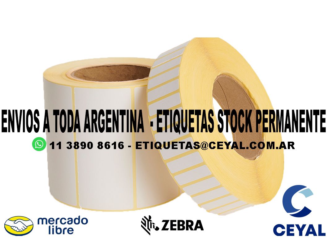 2000 ETIQUETAS PERSONALIZADAS 55 x 31