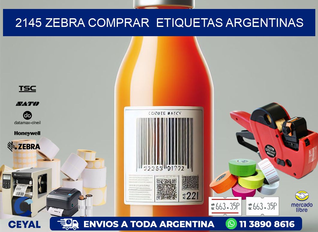 2145 ZEBRA COMPRAR  ETIQUETAS ARGENTINAS