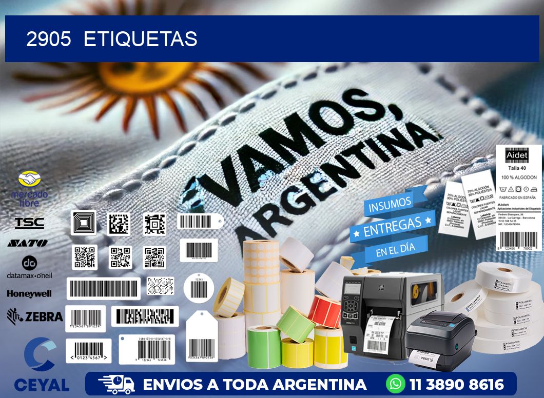 2905  ETIQUETAS