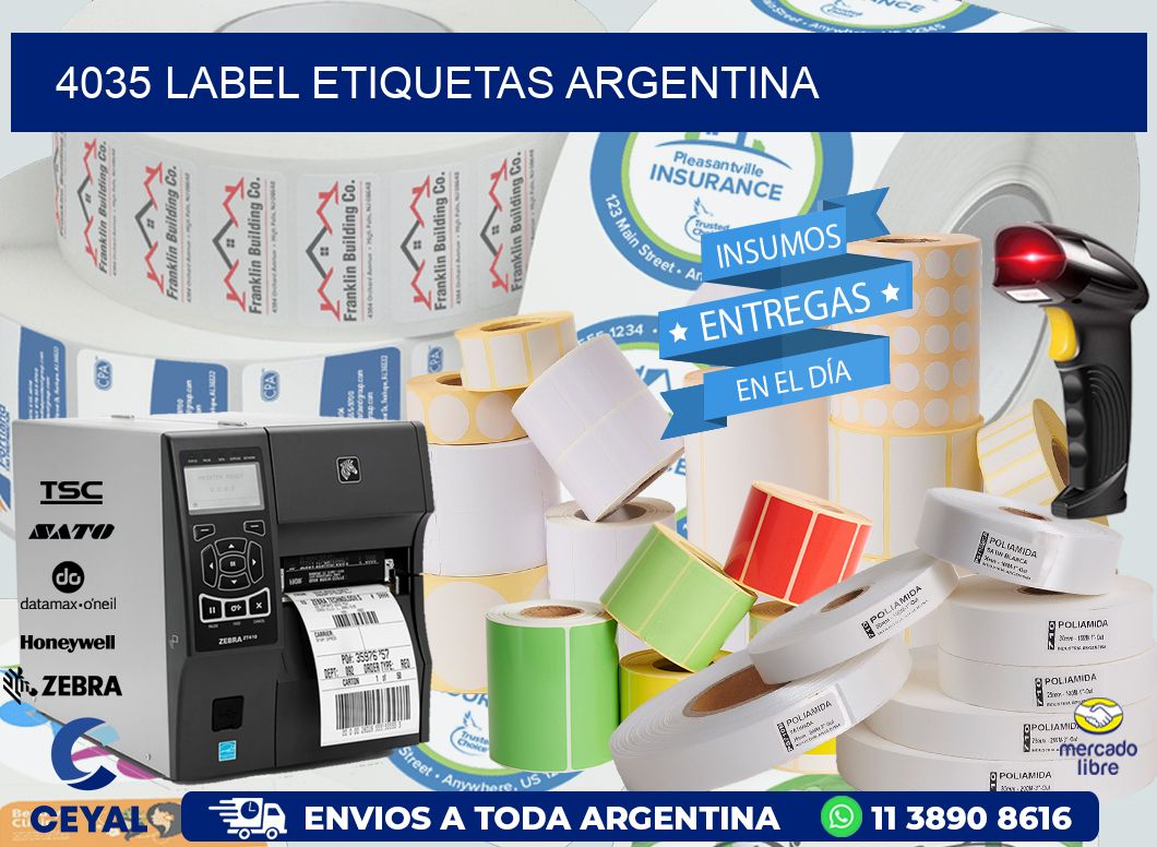 4035 LABEL ETIQUETAS ARGENTINA