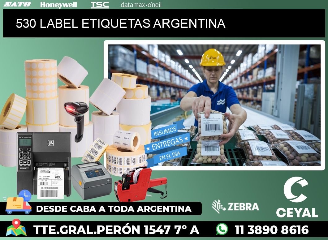 530 LABEL ETIQUETAS ARGENTINA