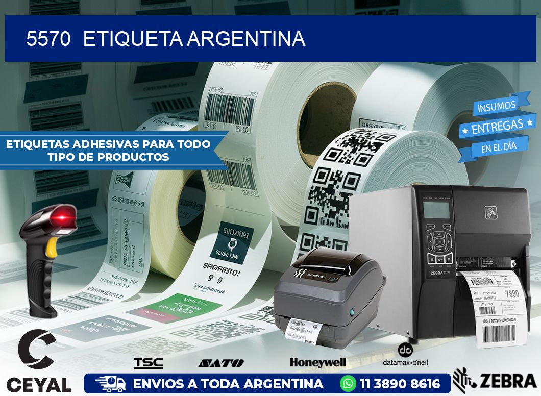 5570  ETIQUETA ARGENTINA