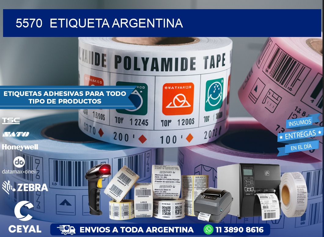 5570  ETIQUETA ARGENTINA