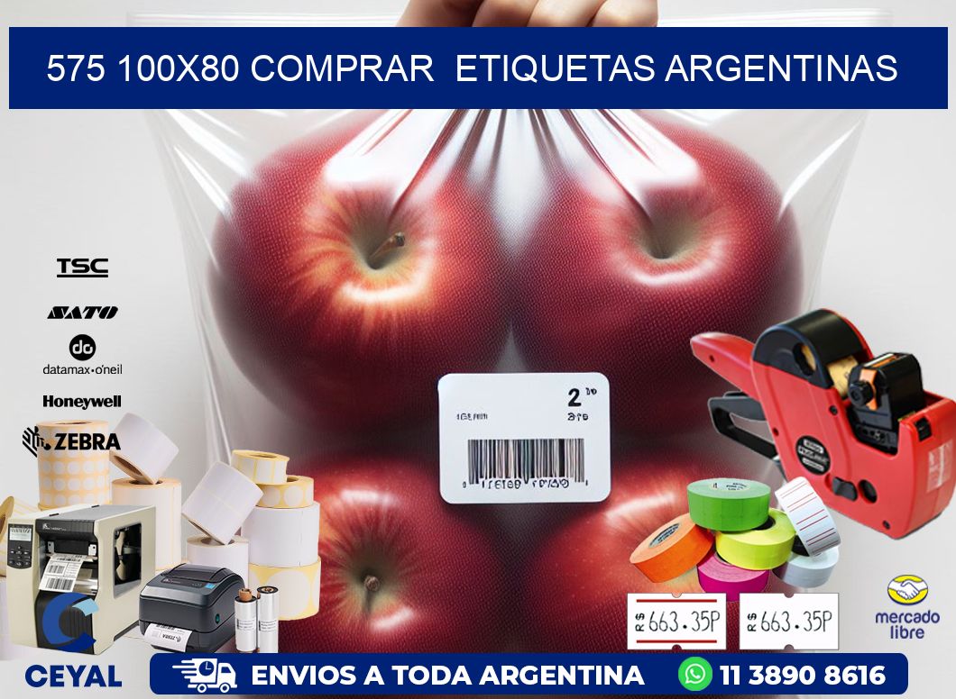 575 100X80 COMPRAR  ETIQUETAS ARGENTINAS
