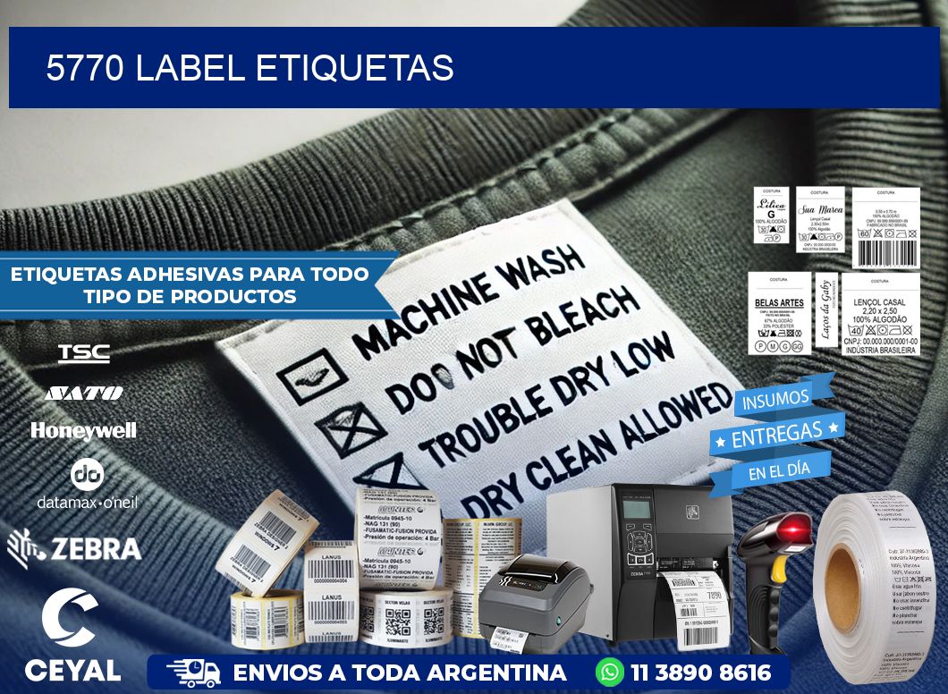 5770 LABEL ETIQUETAS