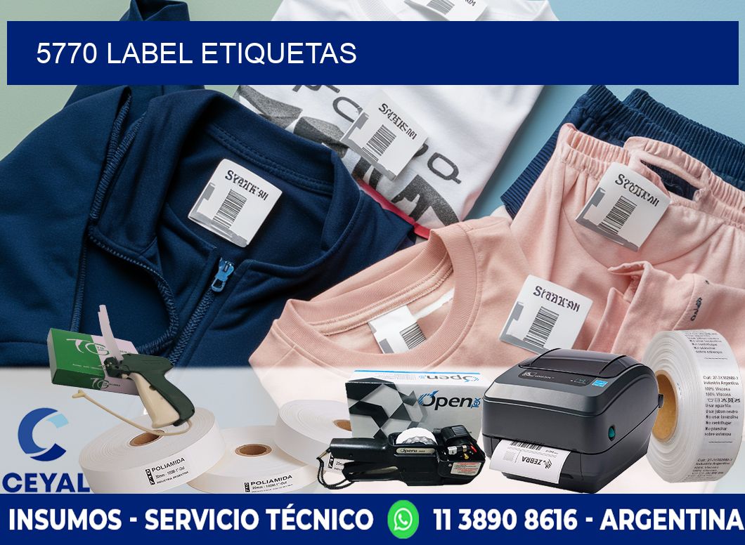 5770 LABEL ETIQUETAS