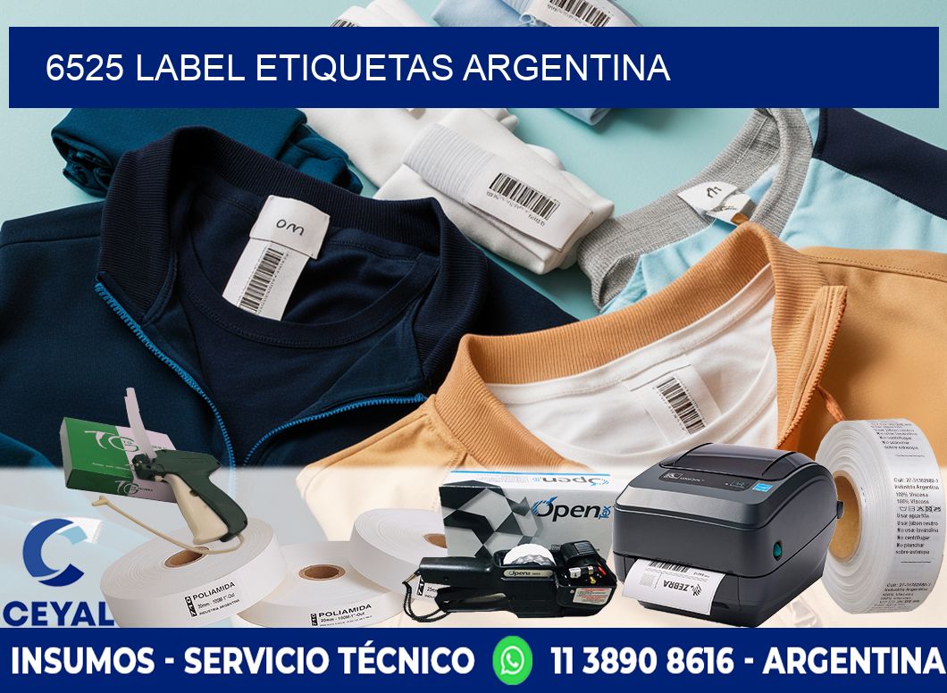 6525 LABEL ETIQUETAS ARGENTINA