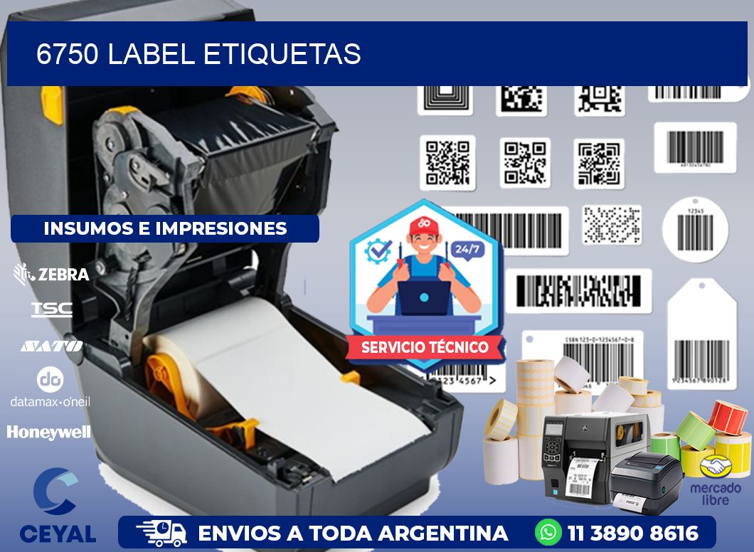 6750 LABEL ETIQUETAS