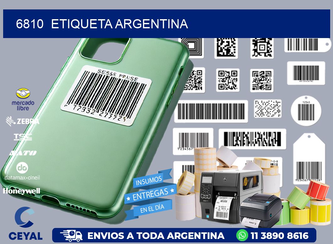 6810  ETIQUETA ARGENTINA