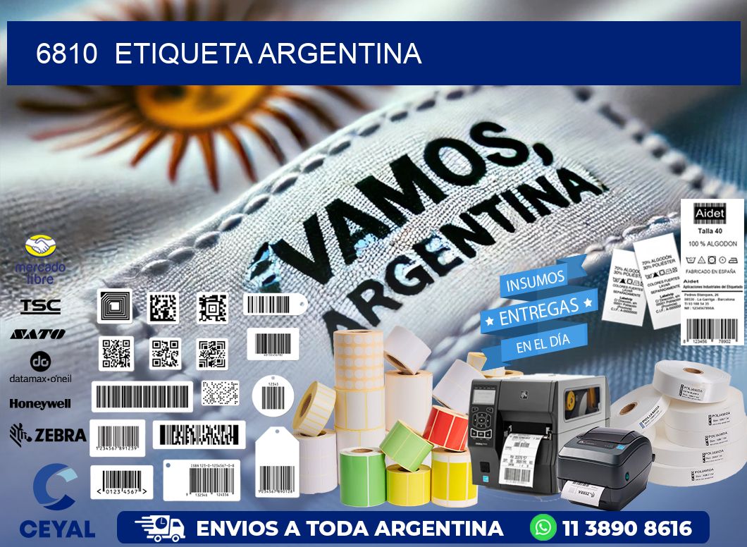 6810  ETIQUETA ARGENTINA