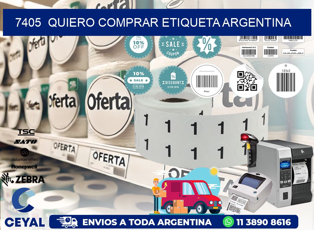 7405  QUIERO COMPRAR ETIQUETA ARGENTINA