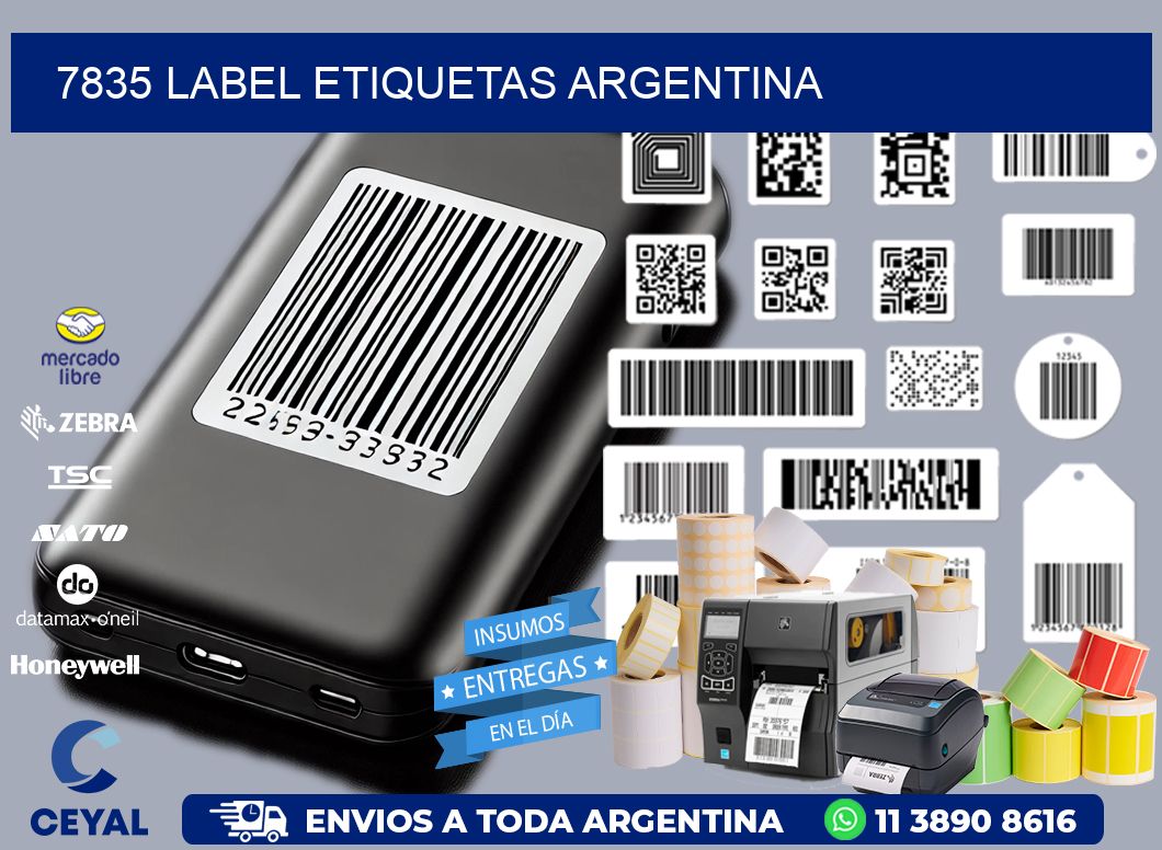 7835 LABEL ETIQUETAS ARGENTINA