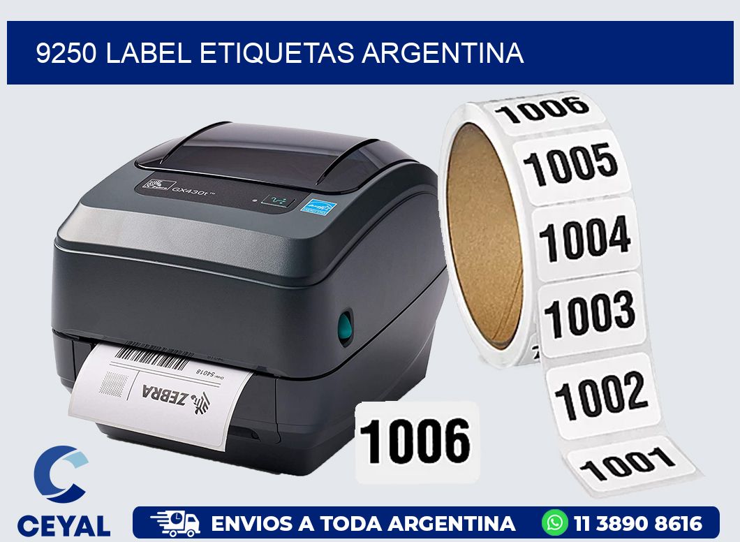 9250 LABEL ETIQUETAS ARGENTINA