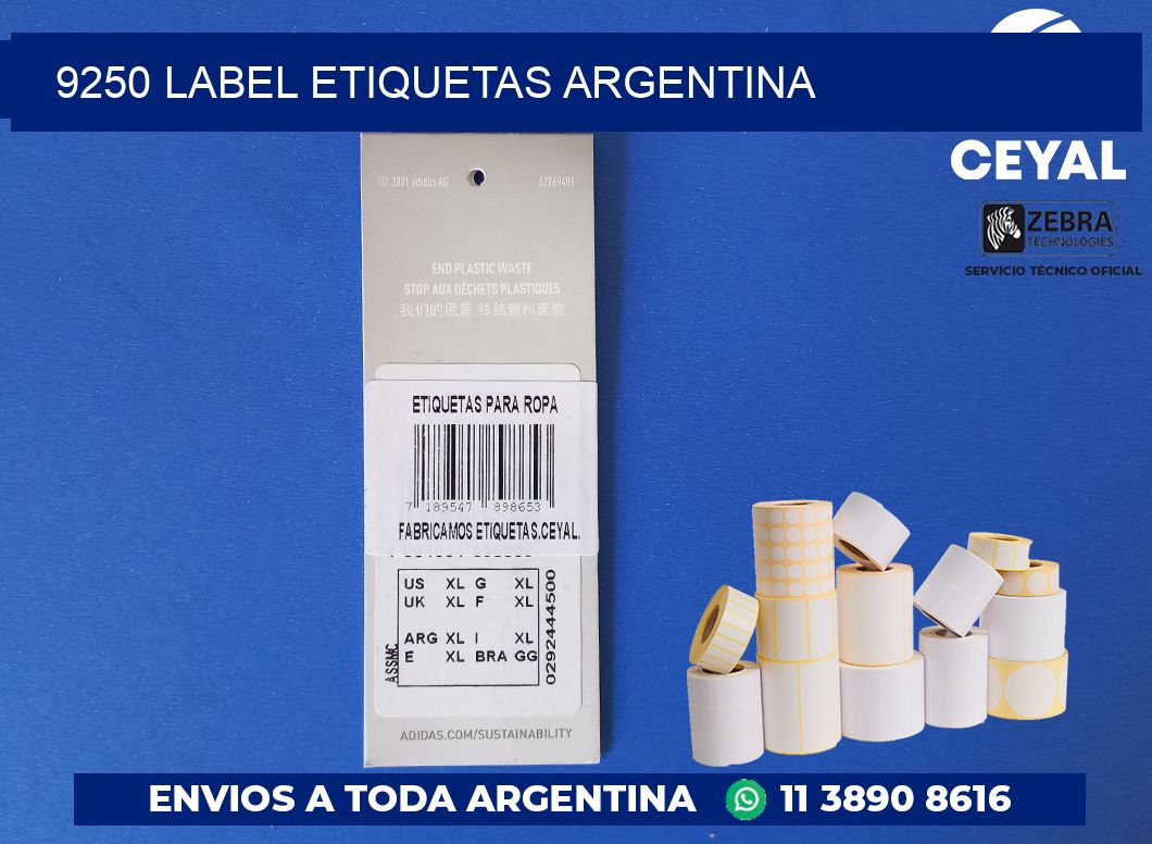 9250 LABEL ETIQUETAS ARGENTINA