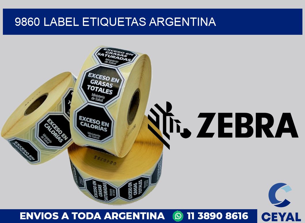 9860 LABEL ETIQUETAS ARGENTINA