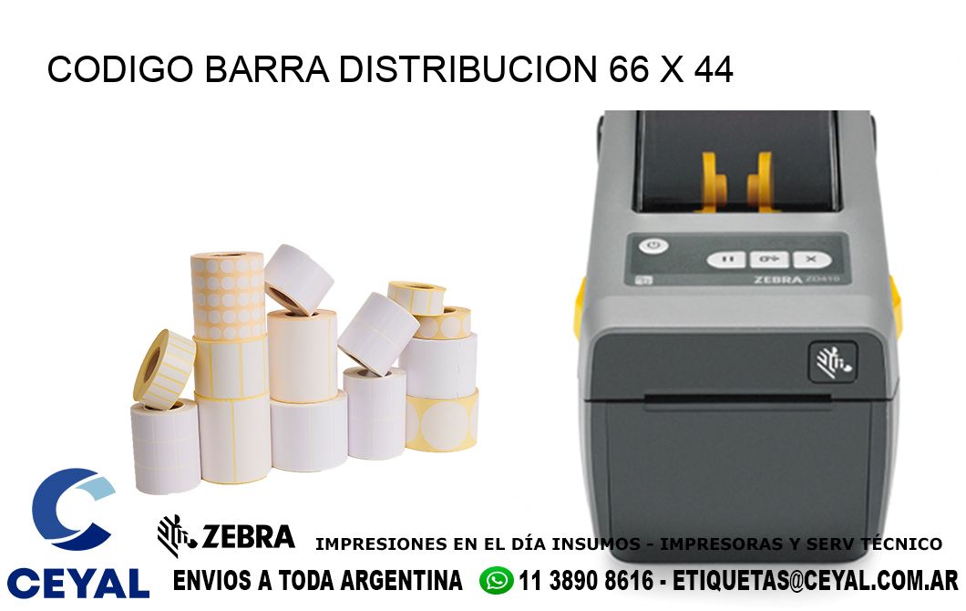 CODIGO BARRA DISTRIBUCION 66 x 44