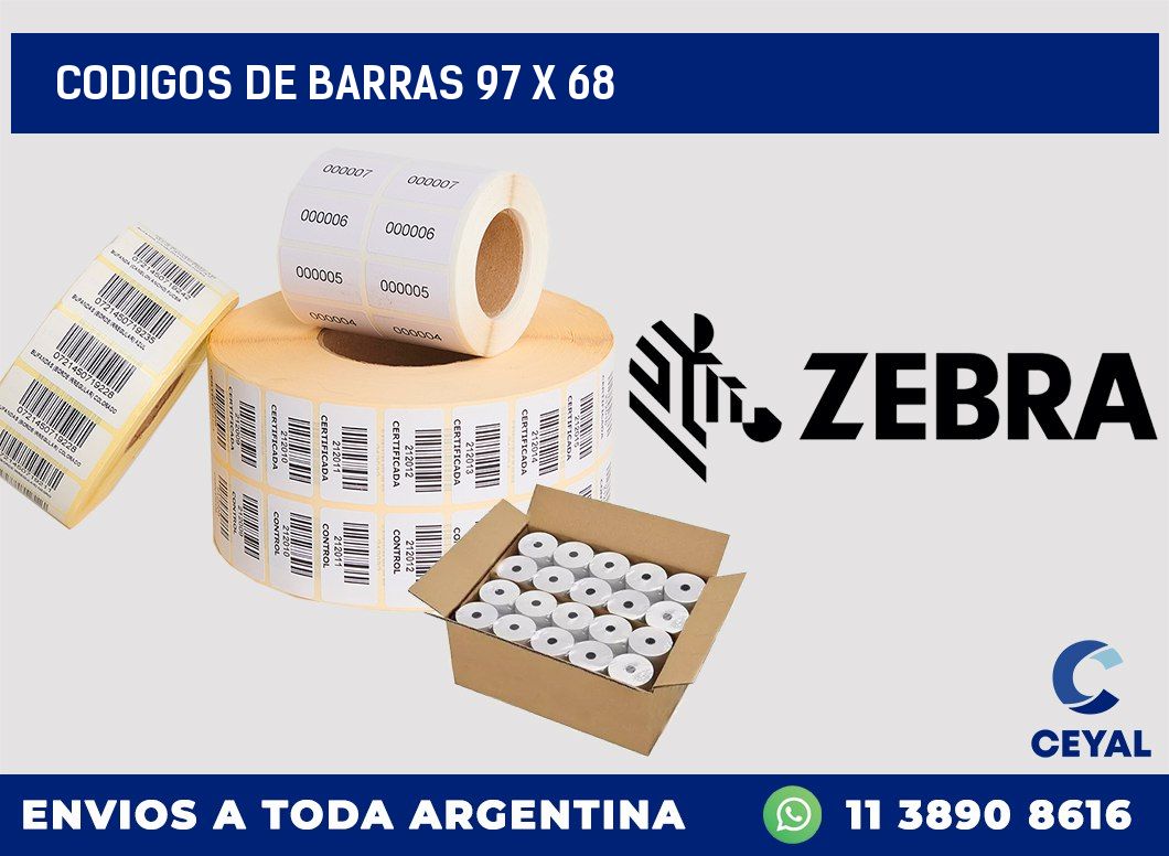 CODIGOS DE BARRAS 97 x 68