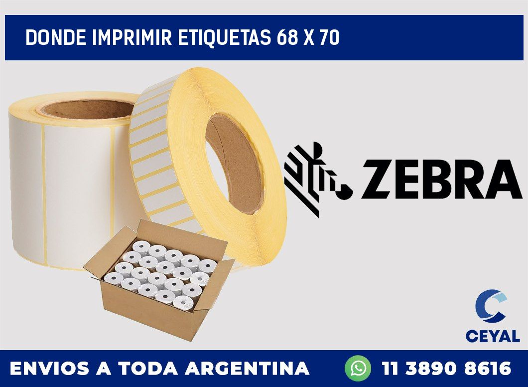 DONDE IMPRIMIR ETIQUETAS 68 x 70