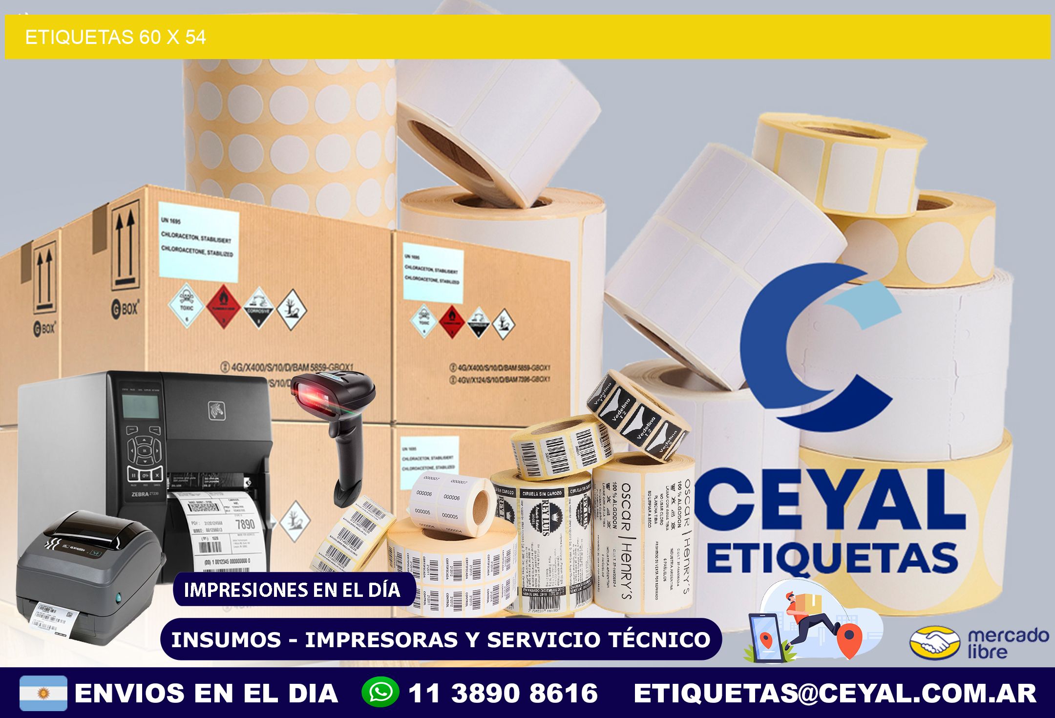 ETIQUETAS 60 x 54