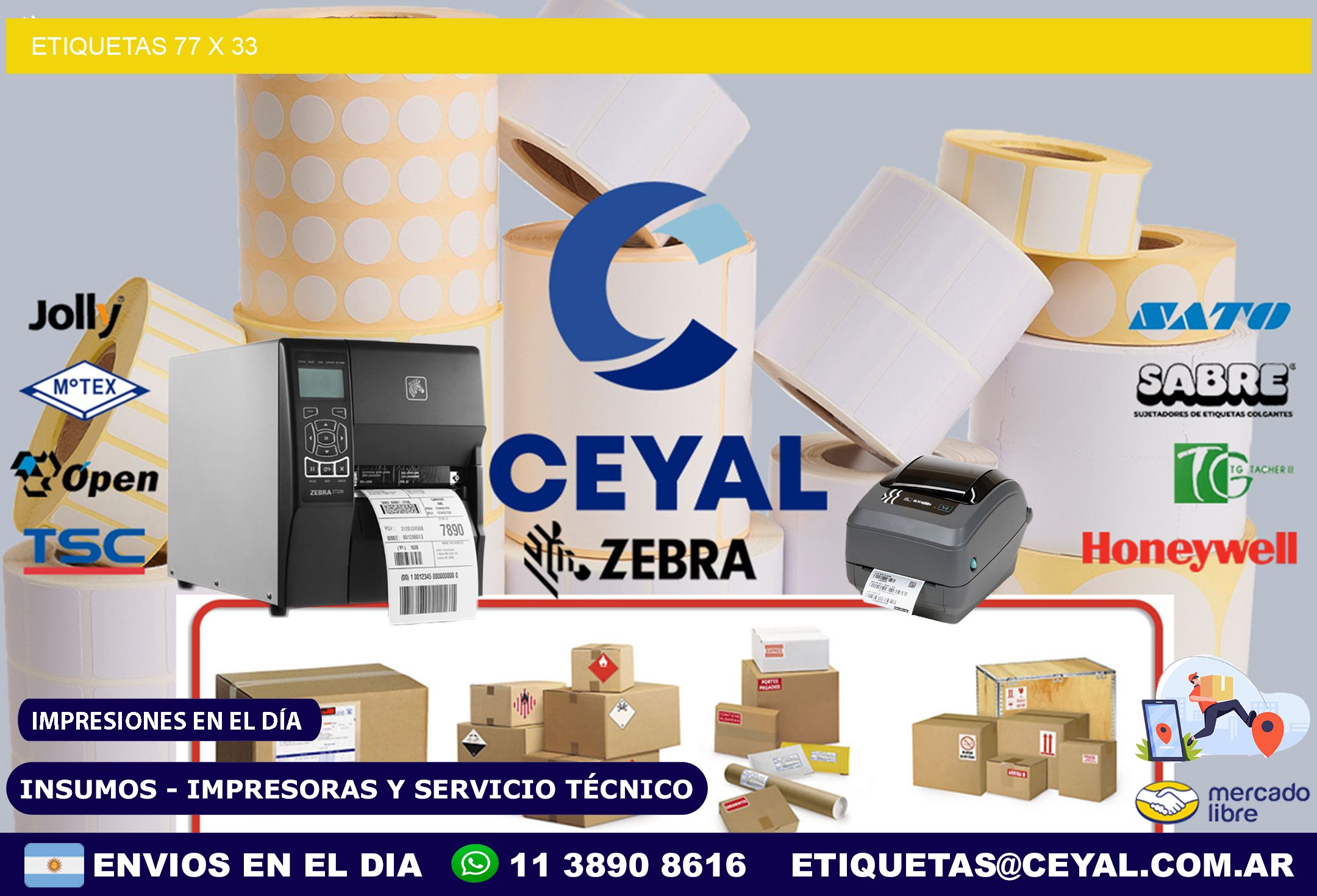ETIQUETAS 77 x 33