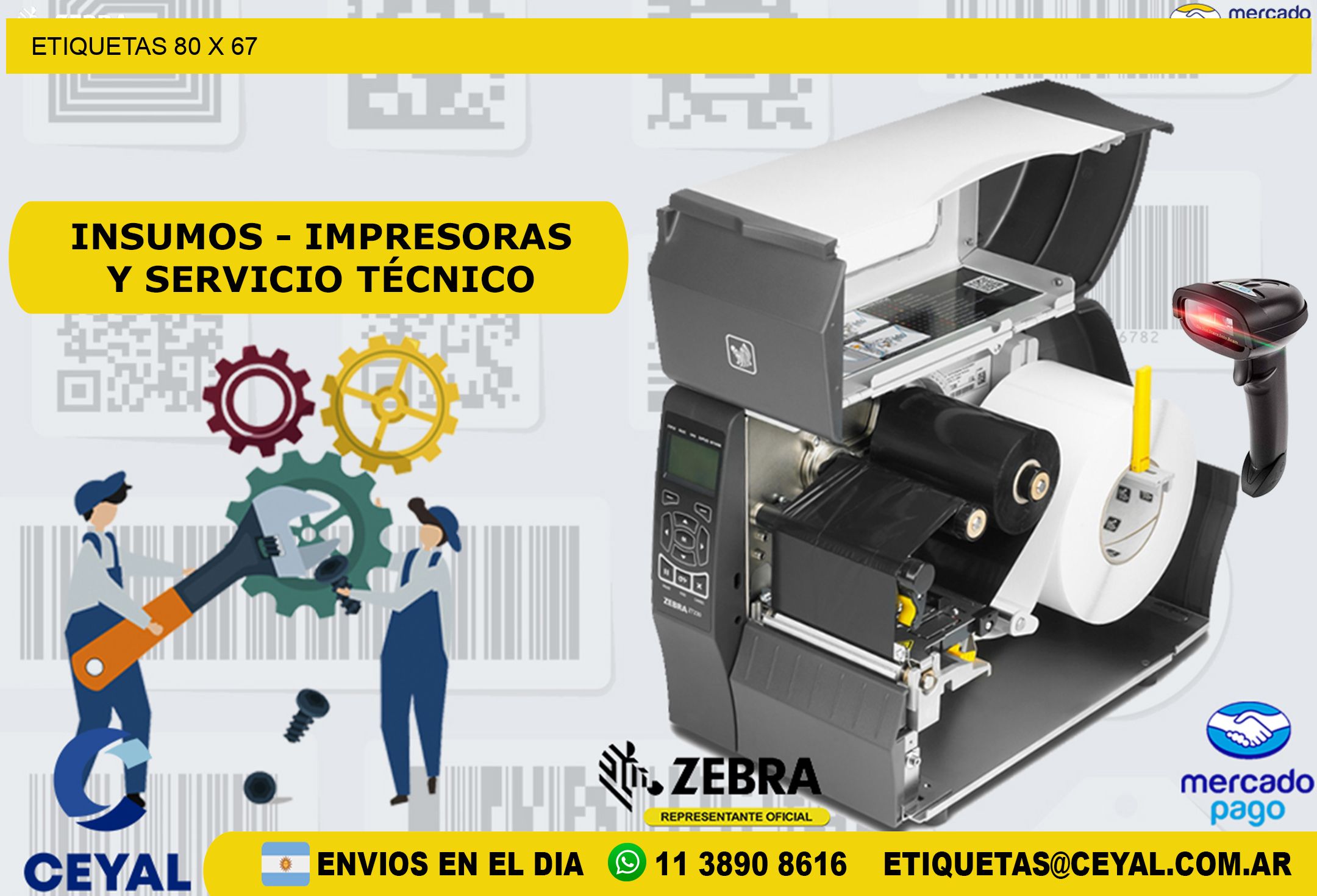 ETIQUETAS 80 x 67