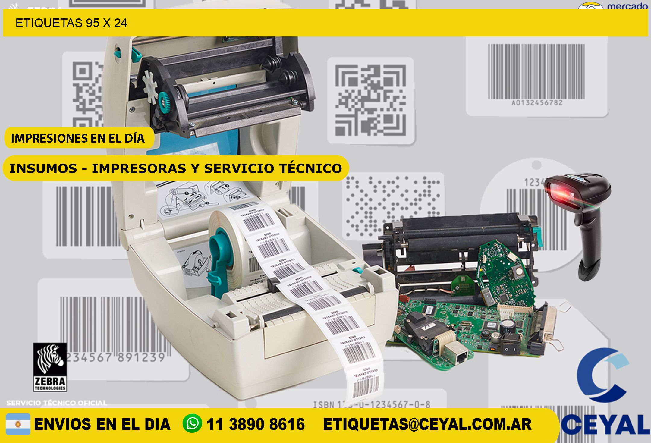ETIQUETAS 95 x 24