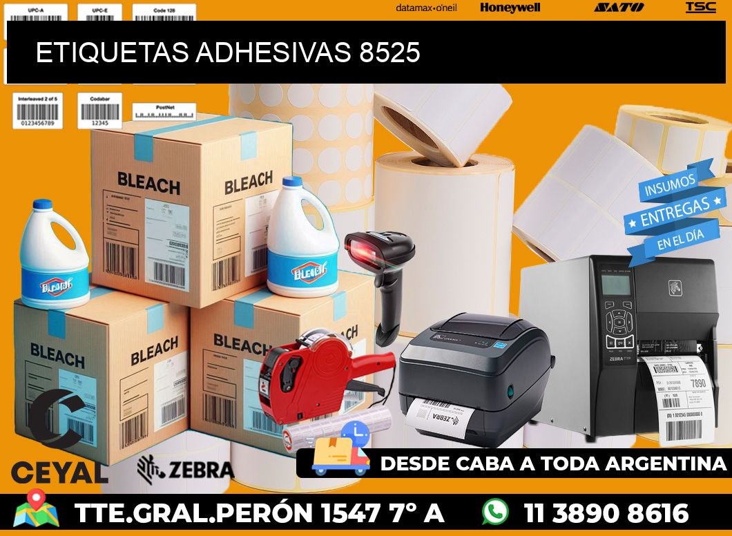 ETIQUETAS ADHESIVAS 8525