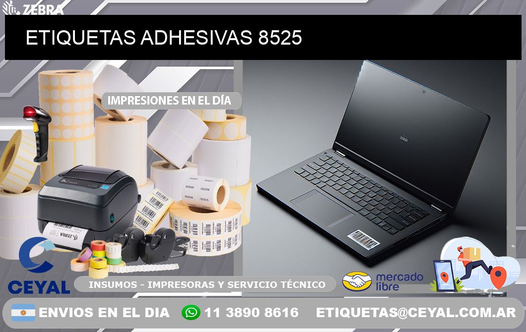 ETIQUETAS ADHESIVAS 8525