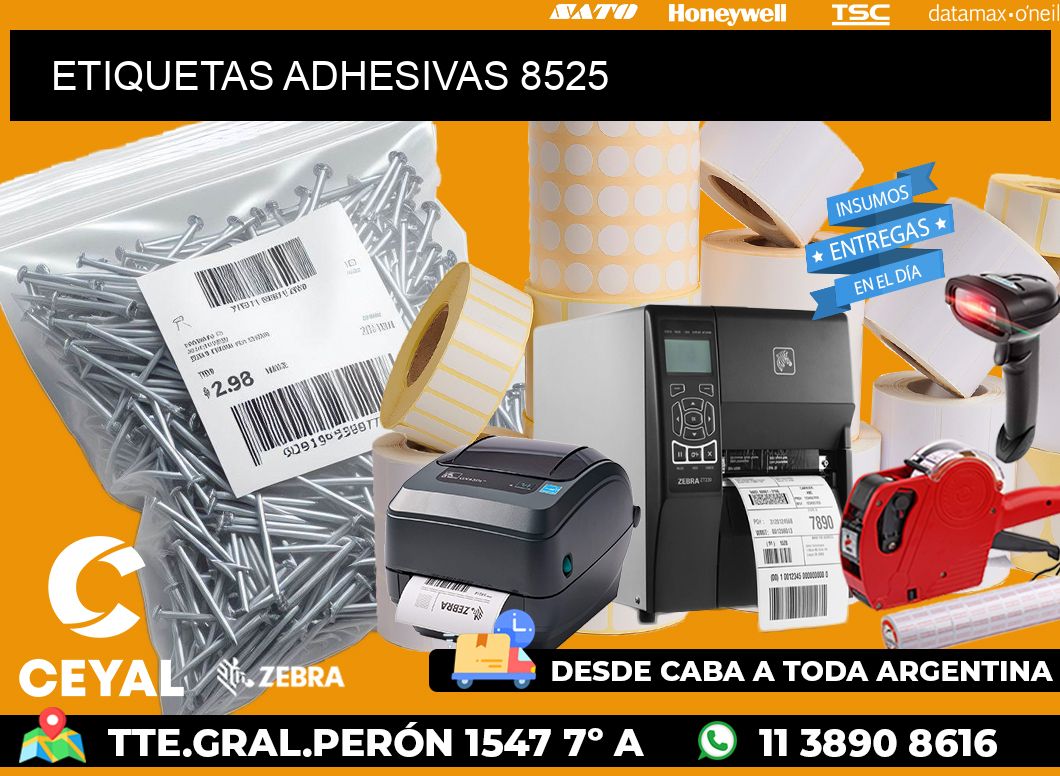 ETIQUETAS ADHESIVAS 8525