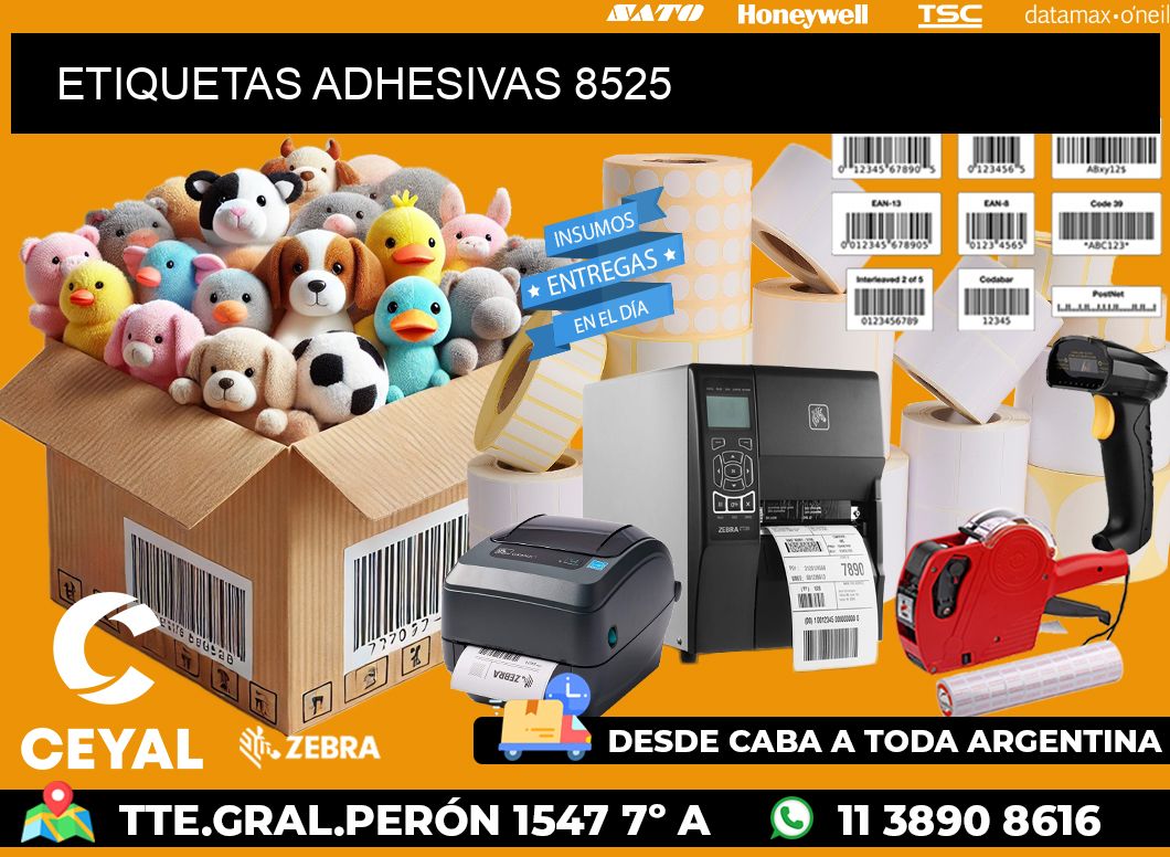 ETIQUETAS ADHESIVAS 8525