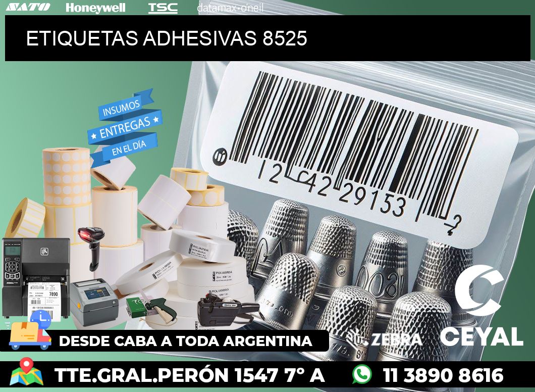 ETIQUETAS ADHESIVAS 8525