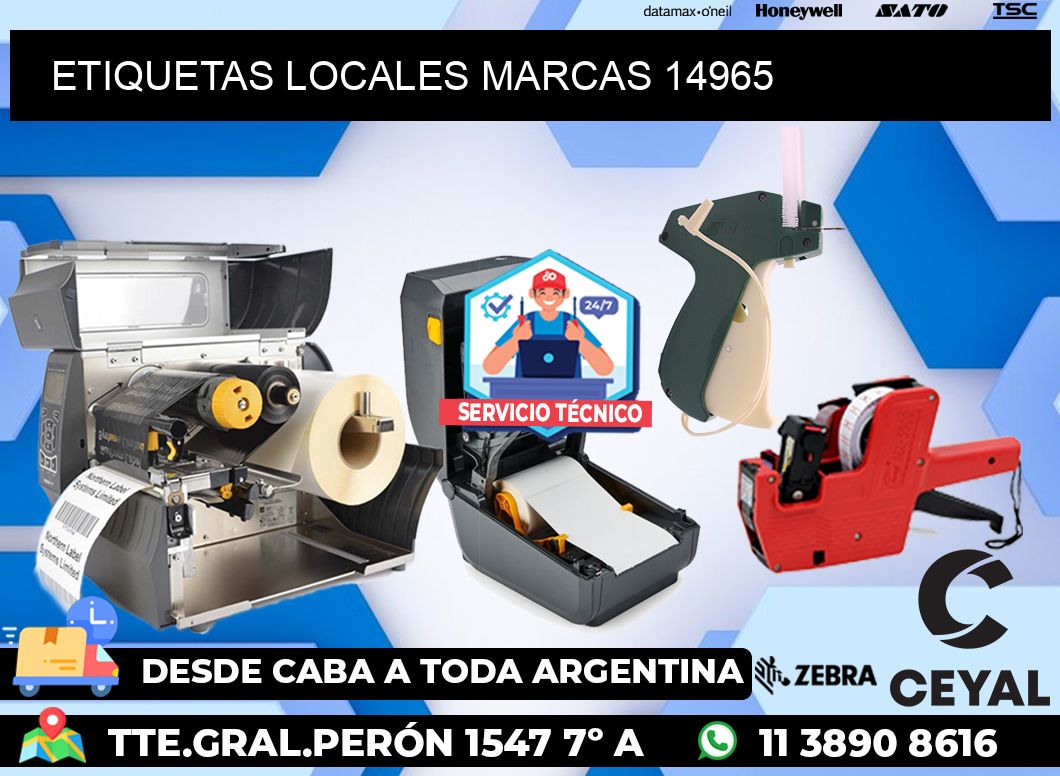 ETIQUETAS LOCALES MARCAS 14965