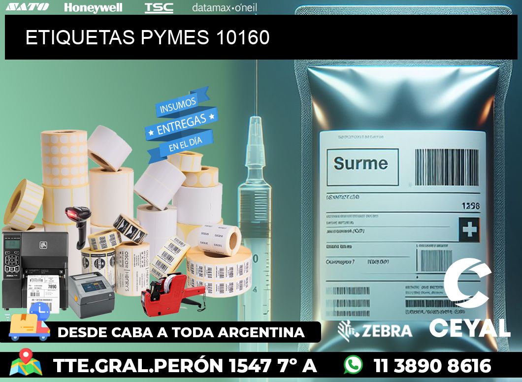ETIQUETAS PYMES 10160