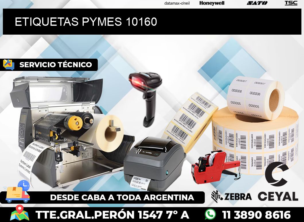 ETIQUETAS PYMES 10160