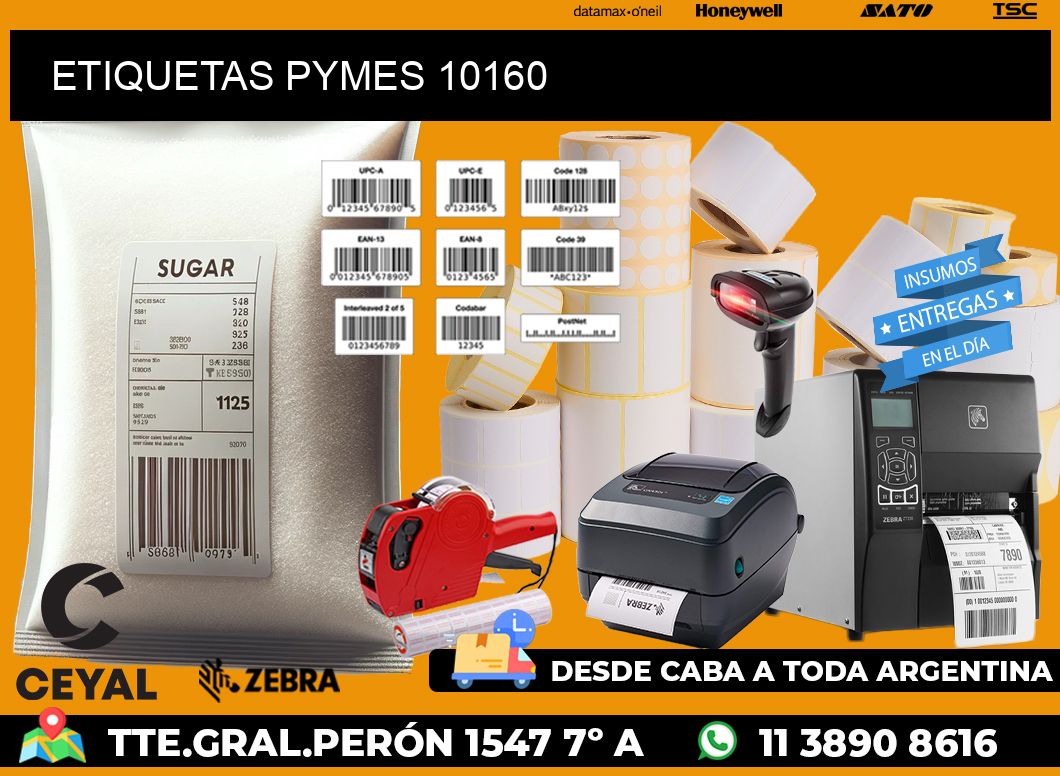 ETIQUETAS PYMES 10160
