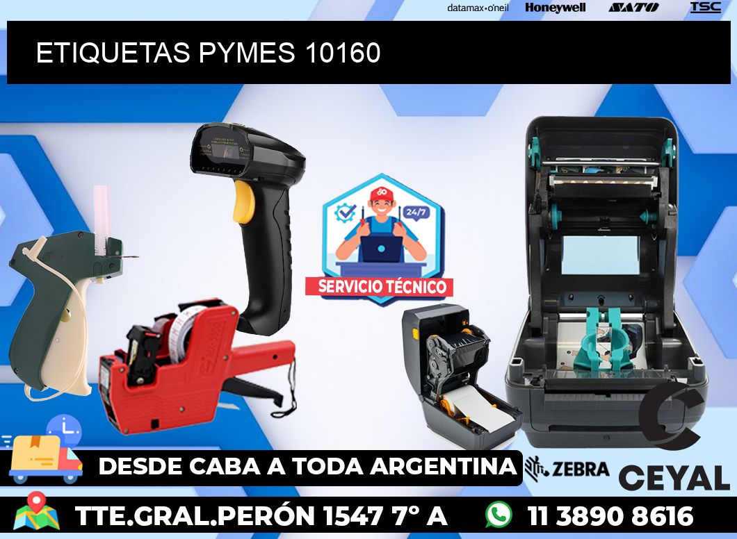 ETIQUETAS PYMES 10160
