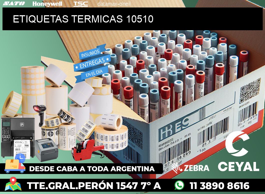 ETIQUETAS TERMICAS 10510
