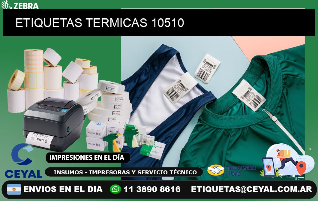 ETIQUETAS TERMICAS 10510