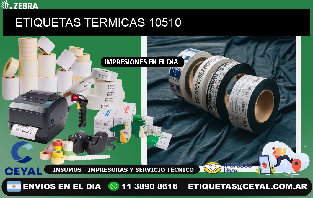 ETIQUETAS TERMICAS 10510