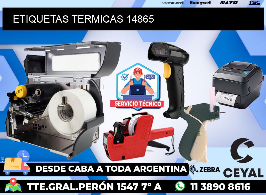 ETIQUETAS TERMICAS 14865