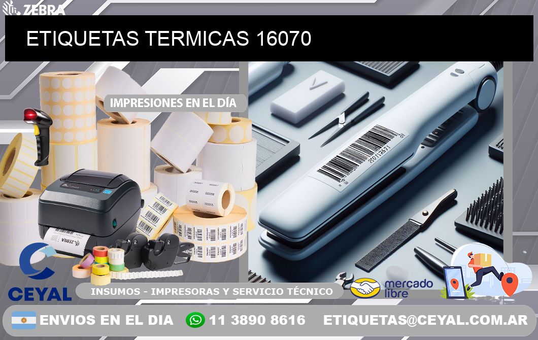 ETIQUETAS TERMICAS 16070