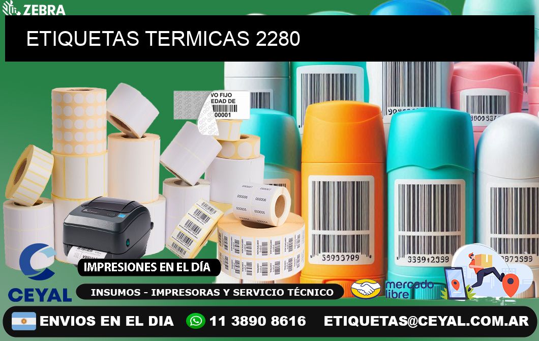 ETIQUETAS TERMICAS 2280