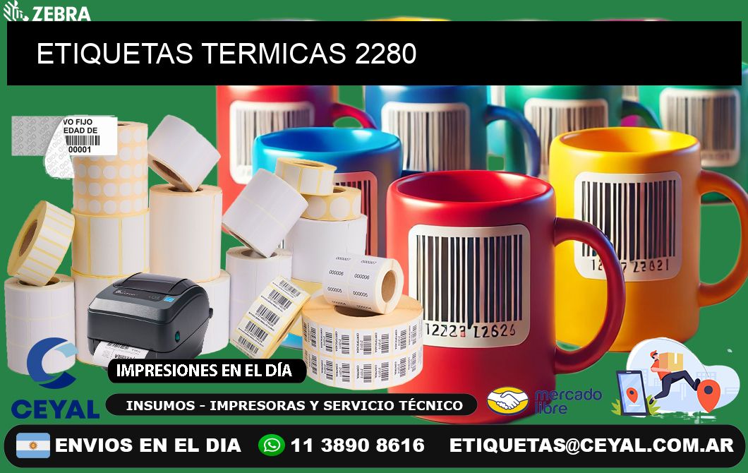 ETIQUETAS TERMICAS 2280