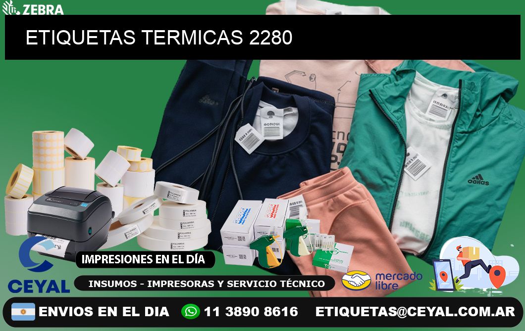 ETIQUETAS TERMICAS 2280