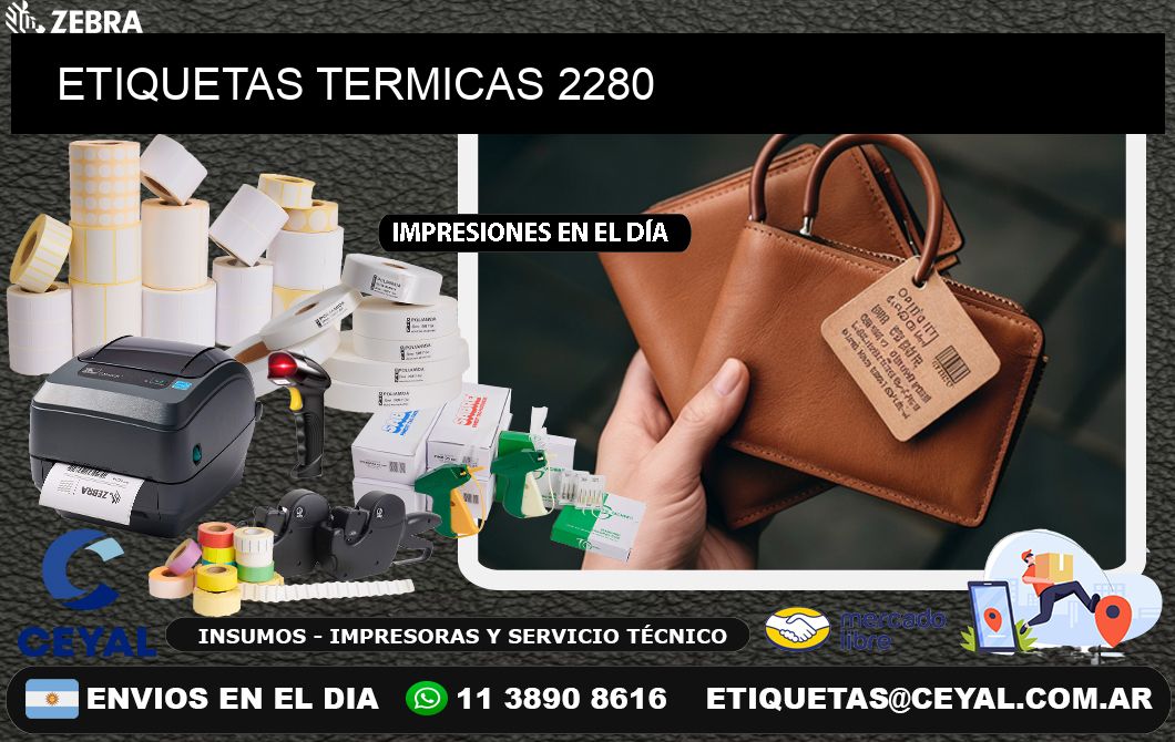 ETIQUETAS TERMICAS 2280