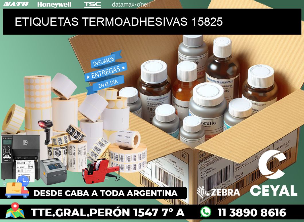 ETIQUETAS TERMOADHESIVAS 15825