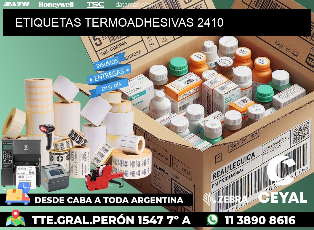 ETIQUETAS TERMOADHESIVAS 2410