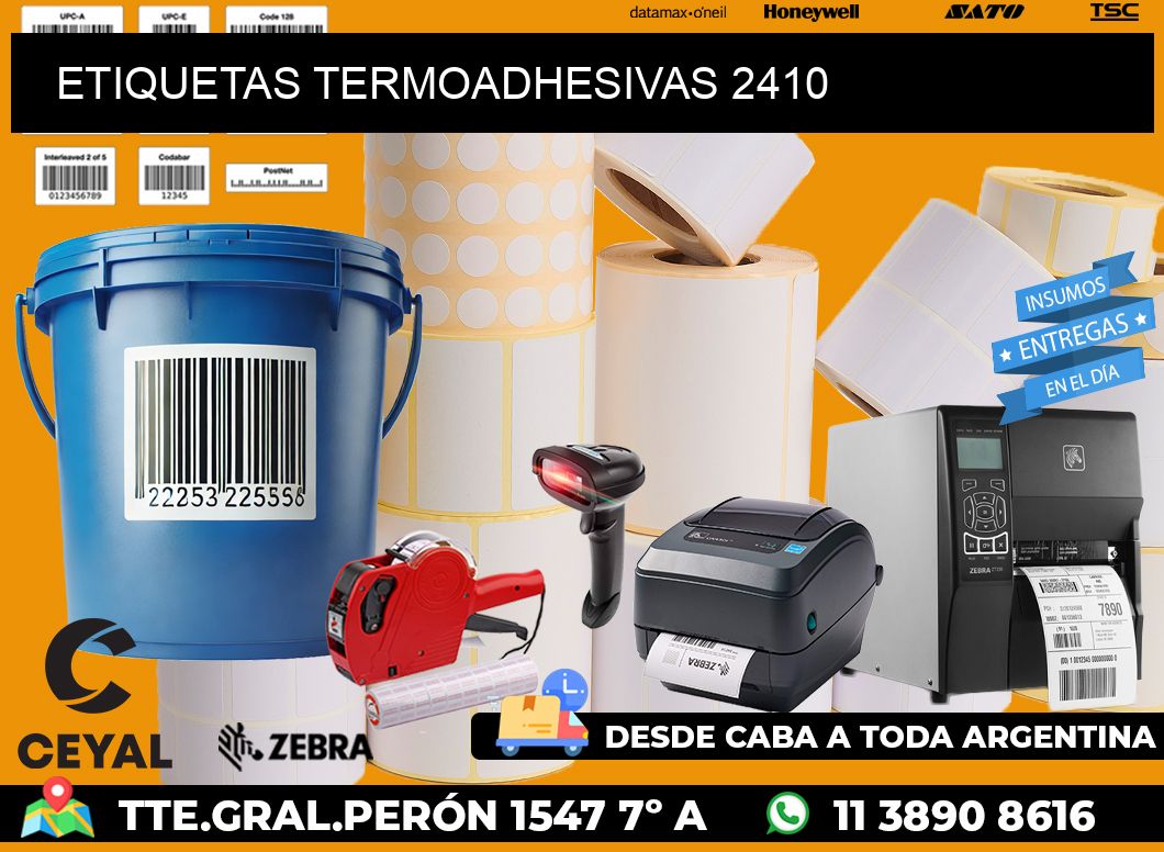 ETIQUETAS TERMOADHESIVAS 2410