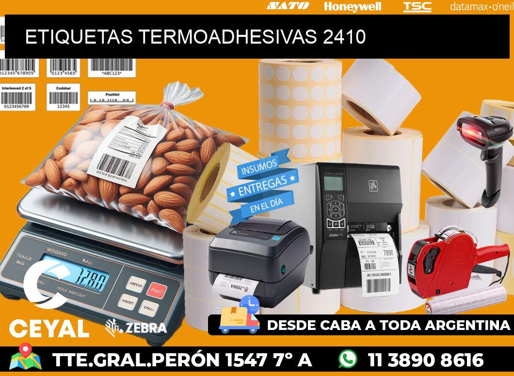 ETIQUETAS TERMOADHESIVAS 2410