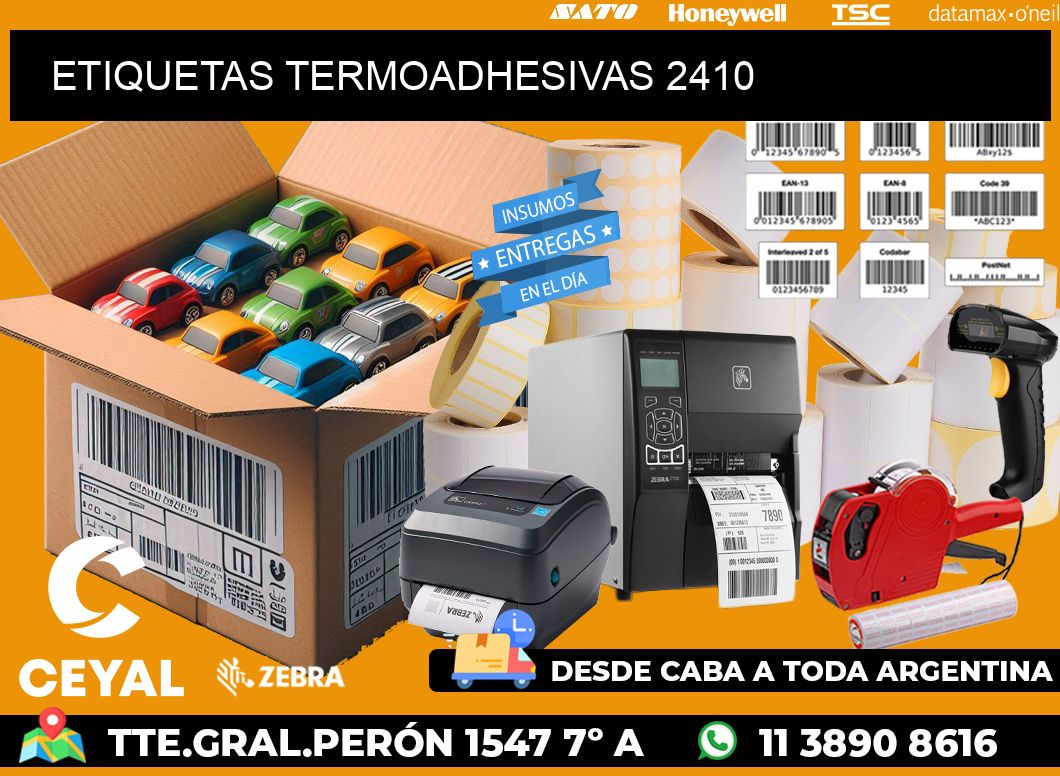 ETIQUETAS TERMOADHESIVAS 2410